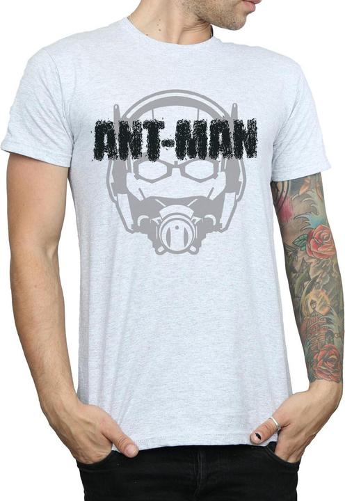 Actual product image Mens Ant-Man Helmet Fade T-Shirt (L)