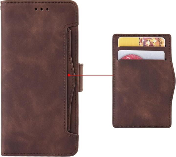 Immagine prodotto Cover-Discount Galaxy A15 - Custodia con molti scomparti per carte di credito marrone (Samsung Galaxy A15)