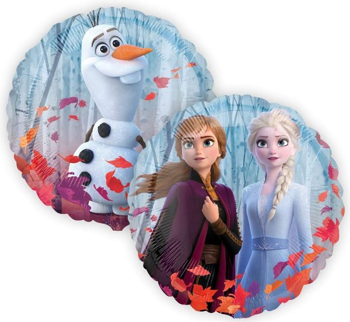 Produktbild Anagram Standard Frozen 2 Satin Folienballon rund verpackt