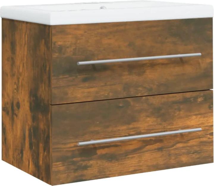 Image du produit VidaXL Meuble sous-vasque avec vasque encastrée