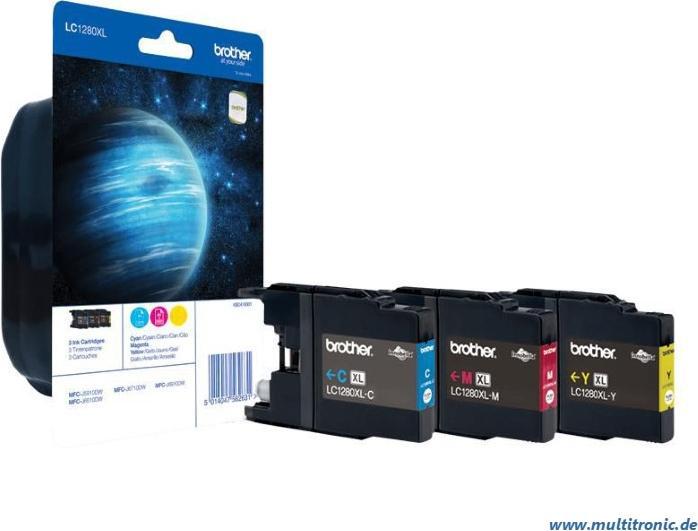Immagine prodotto Brother LC-1280XL Rainbow Pack (M, C, Y)