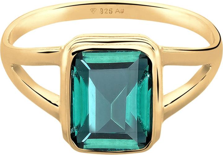 Actual product image Elli Ring Solitaire Quartz 925 Sterling Silver (54, 925 Silver)