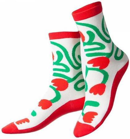 Actual product image Eat My Socks EMS, Socks, Adult, Trend, Blooming Tulip (One size)
