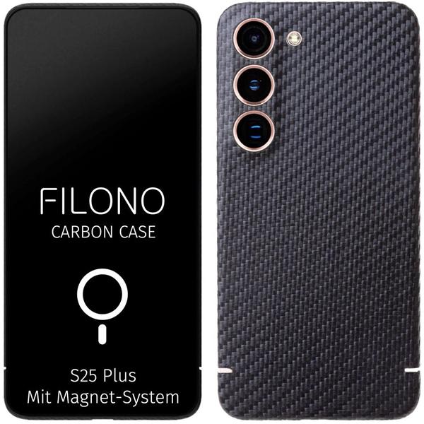 Filono Carbon Case Samsung Galaxy S25+ MagSafe kompatibel (Samsung Galaxy S25)