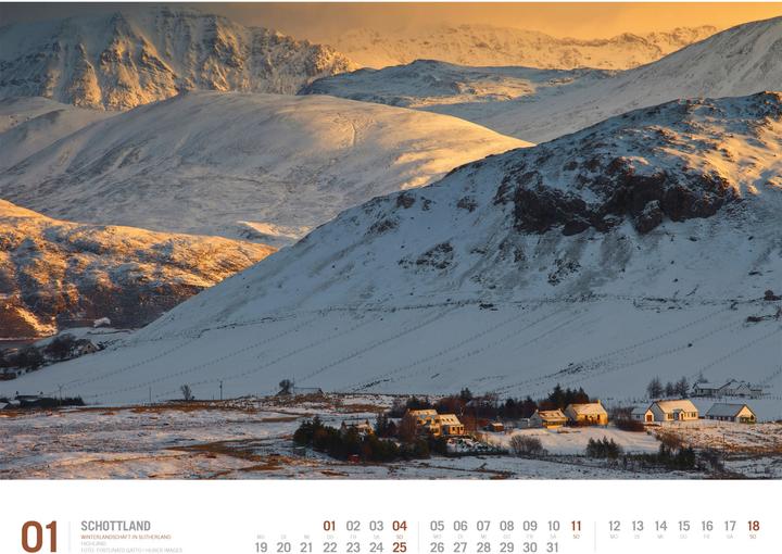 Image du produit Schottland - Unterwegs zwischen Highlands und Hebriden Kalender 2026 (54 x 42 cm, Allemand)