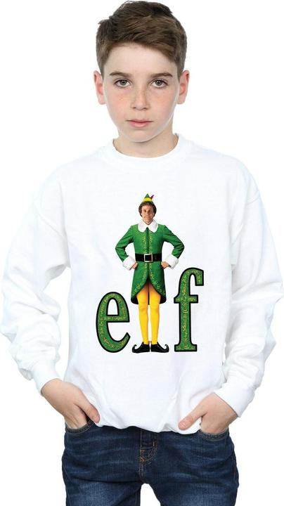 Actual product image Elf Boys Buddy Logo Sweatshirt (116)