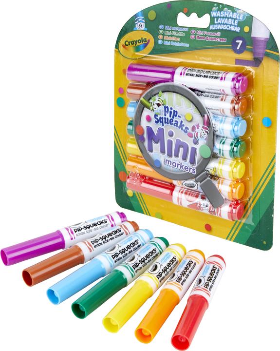 Actual product image Crayola Mini Washable Felt Tip Pens, 7pcs. (multicolour, 7 x)