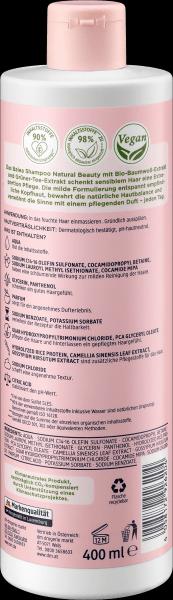 Produktbild dm Balea Natural Beauty Shampoo (400 ml, Flüssiges Shampoo)