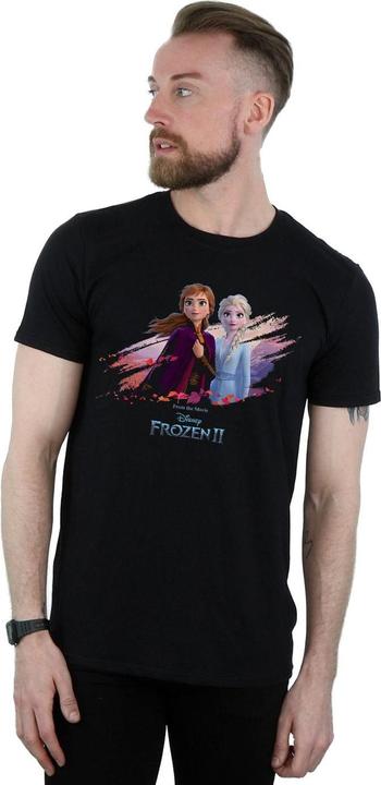 Actual product image Disney Mens Frozen 2 Elsa And Anna Nature Is Beautiful T-Shirt (XL)
