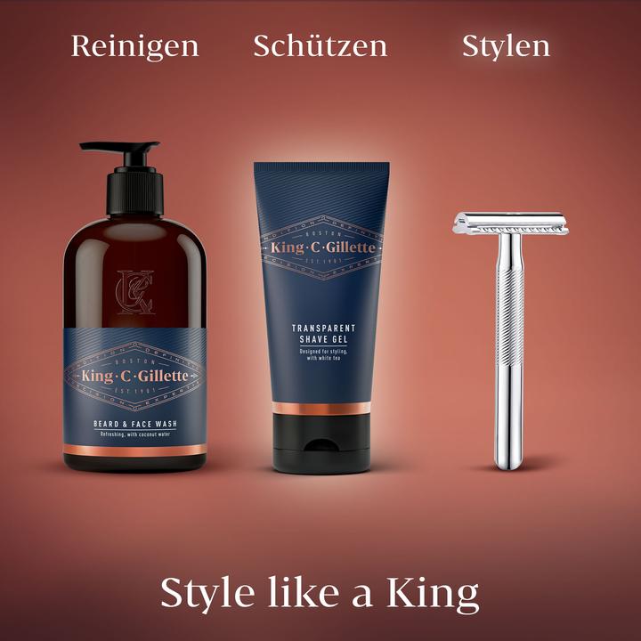 Produktbild King C. Gillette Bartkonturen-Rasiergel (150 ml, Rasiergel)