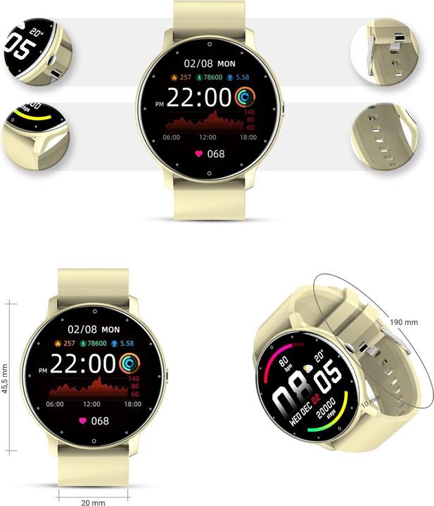 Actual product image Gravity Unisex GT1-6 - Heart Rate Monitor, Custom Dials (sg015f)