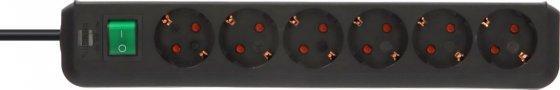 Actual product image Brennenstuhl Eco-Line (6 x, CEE 7/7, 3 m)