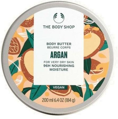 Immagine prodotto Body Shop Argan 96H Burro Corpo Idratante Nutriente Vegan (Crema corpo, 200 ml)