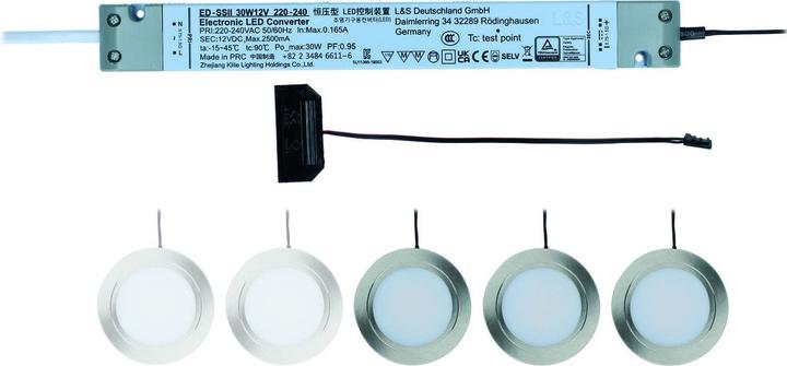 Produktbild L&S LED Einbauleuchten Chip 12 V (206 lm)