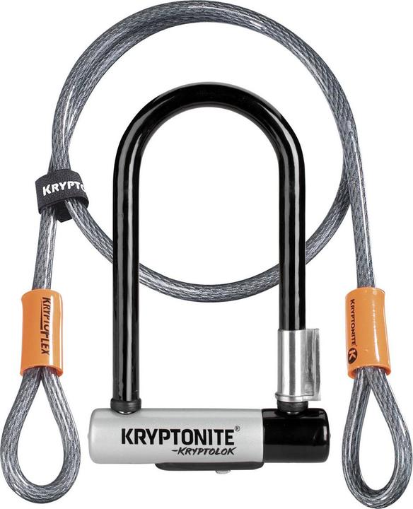 Produktbild Kryptonite KryptoLok Mini-7 Fahrradschloss + Kryptoflex (120 cm)