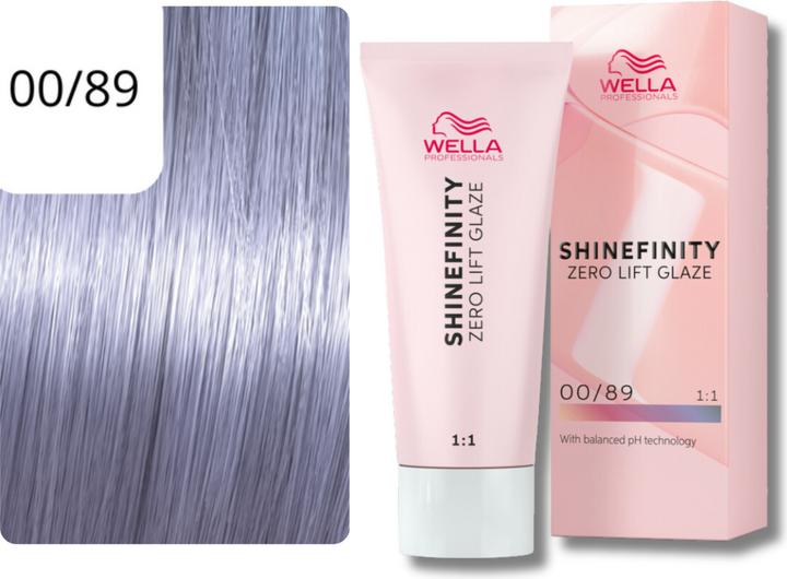 Actual product image Wella Shinefinity (00, 89 - Blue Booster)
