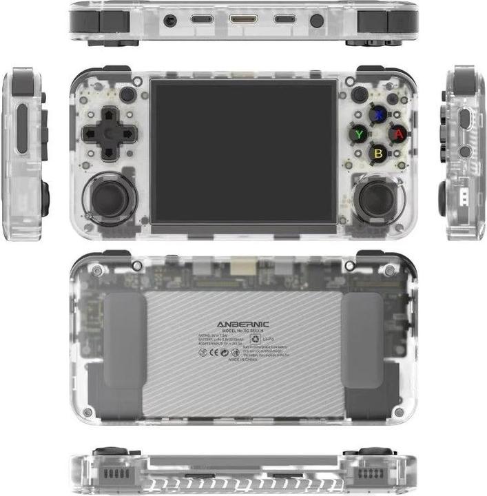 Immagine prodotto Anbernic Console per giochi retrò RG35XX H bianco/trasparente