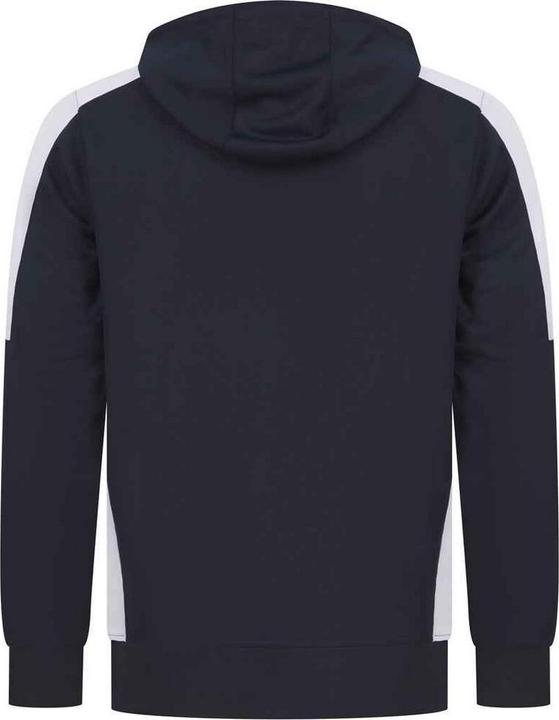 Actual product image Finden & Hales Unisex Adult Contrast Panel Hoodie (S)