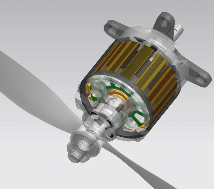 Produktbild Planet-Hobby joker 3548-4,5 v3 850 kv brushless motor