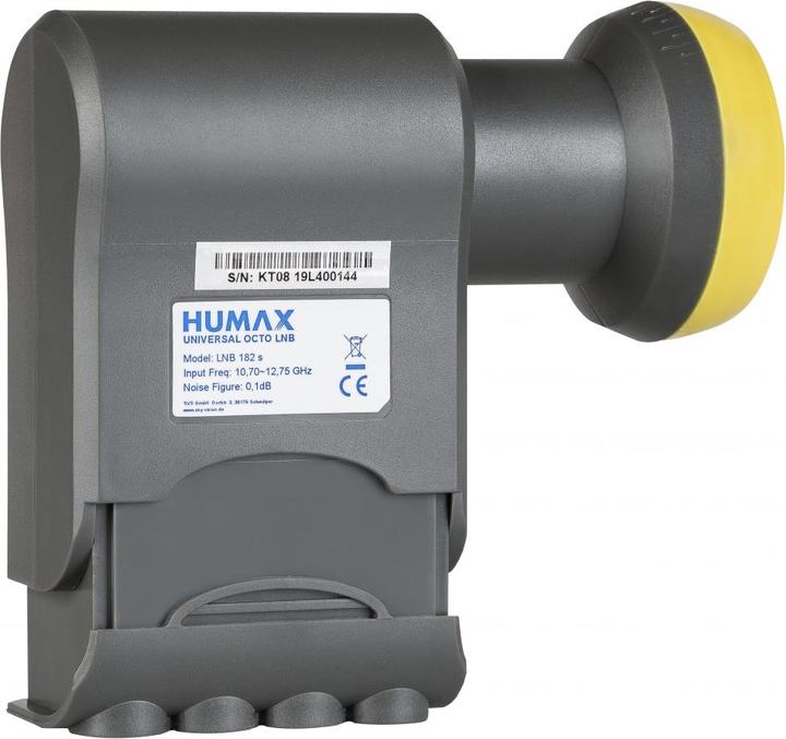 Image du produit Humax LNB 182s - F - 4 cm - 60 mm - 135 mm - 115 mm - 470 g (Octo LNB, 40mm)