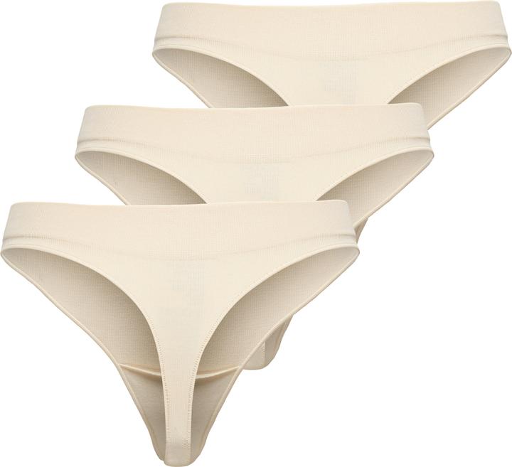 Image du produit Only Onlvicky Rib S-Less Thong 3-Pack Acc (S, Lot de 3)