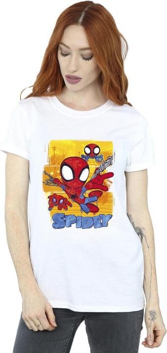Immagine prodotto Spidey And His Amazing Friends Flying Maglietta Ampia Donna (4XL)