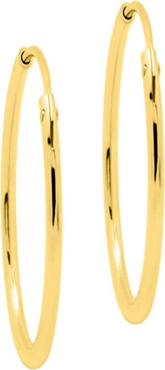 Candy Creolen Adara, Sterling Silber 925, vergoldet (925er Sterlingsilber)