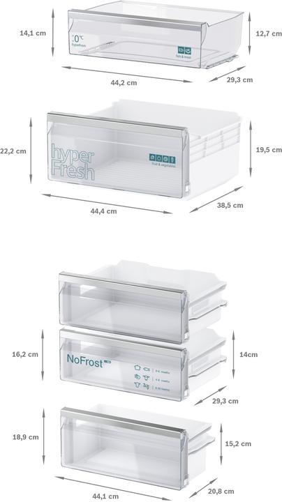 Actual product image Siemens SIEM built-in refrigerator-freezer combination (290 l)