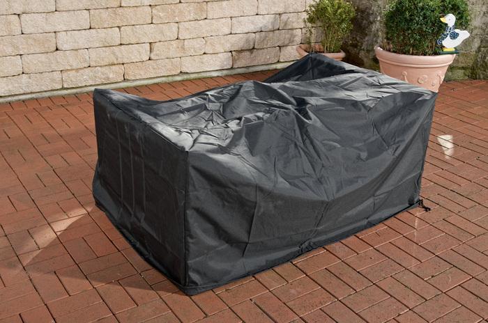 Actual product image Swisshandel24 Cover 148x83x80, Sofa & Footstool Molde, black
