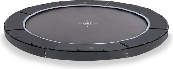 Exit Dynamic ebenerdiges sports Trampolin ø427cm - schwarz