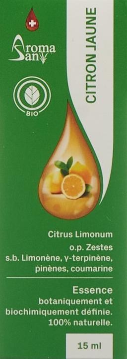 Produktbild AromaSan Zitrone Bio Essenz (15ml)