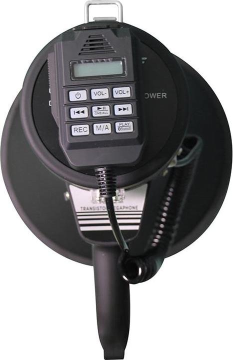 Produktbild Velleman Leistungsstarkes Megaphon mit 50 W, eingebauter Sirene, Aufnahmefunktion, Lautst?rkeregelung, Blueto (Megaphon)