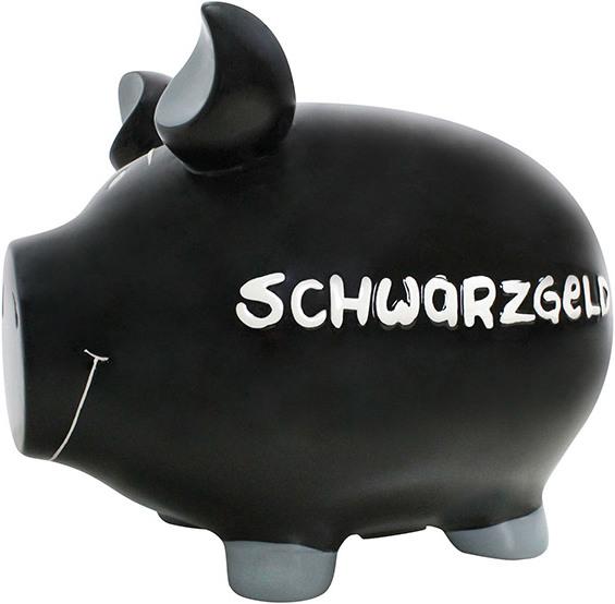 Actual product image G. Wurm Monster Sparschwein-Schwarzgeld (30 x 25 x 25 cm)