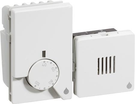 Actual product image LK Fuga® hygrostat med rumføler, hvid