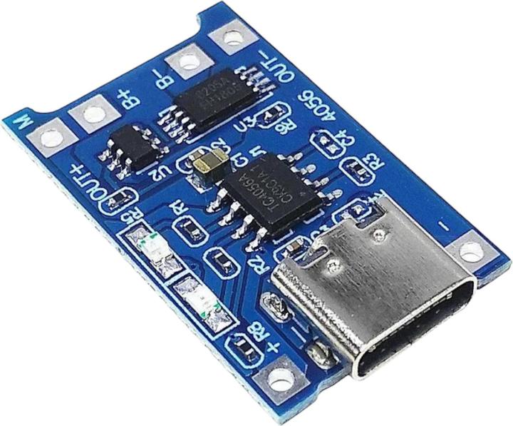Image du produit Purecrea TP4056 Batterie Lithium LiPo Module de charge de batterie USB C 5V 1A