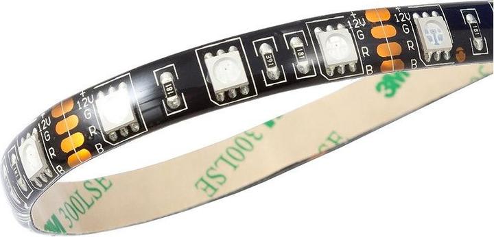 Actual product image Aqua Computer RGB LED Strip, IP65, black - 25cm (RGB)