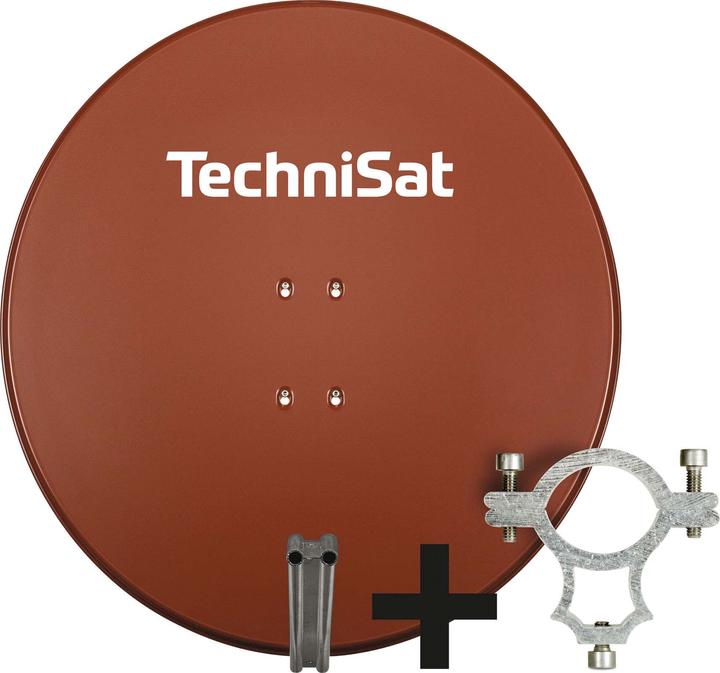 Actual product image TechniSat SATMAN 850 PLUS Satellite Antenna with 40mm LNB mounting clamp (Flat antenna, 38.20 dB, UKW / MW / LW)