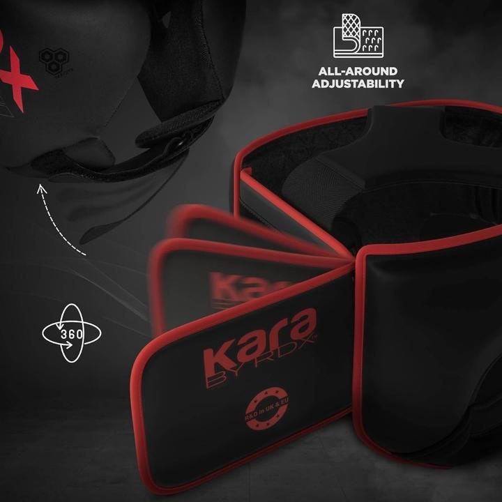 Actual product image Rdx Head Guard F6 Matte Red-S (S)