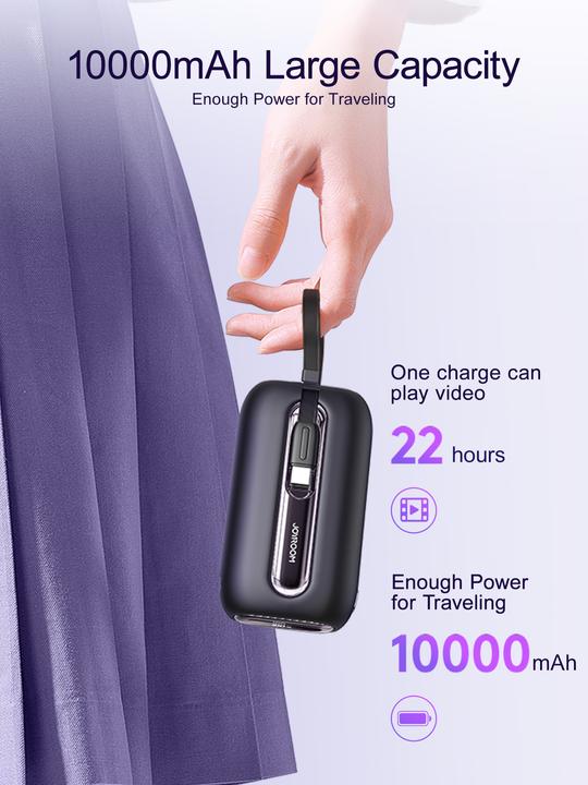 Immagine prodotto Joyroom Serie colorata (10000 mAh, 22.50 W, 37 Wh)