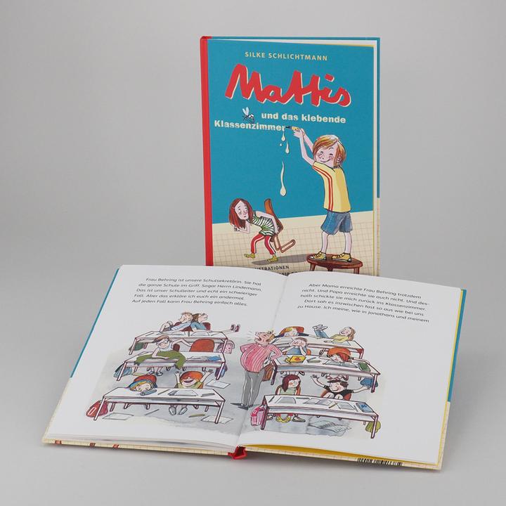 Actual product image Mattis und das klebende Klassenzimmer (German, Silke Schlichtmann, 2019)
