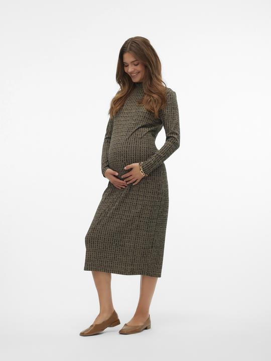Actual product image Mamalicious Regular fit high neck midi dress dress (XL)