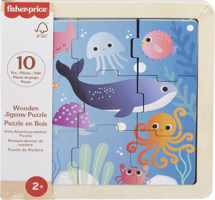 Image du produit Fisher-Price Wooden Jigsaw Puzzle (9 pièces)