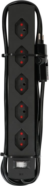 Produktbild Max Hauri Safety Line 90° mit Schalter (5 x, Typ 13, 2 m)