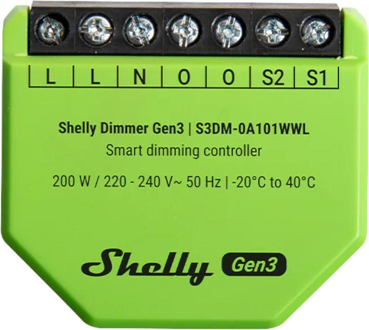 Image du produit Shelly Dimmer Gen3 (Actionneur de variateur)
