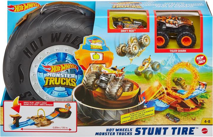 Immagine prodotto Hot Wheels Monster Trucks - Set di gioco con pneumatici acrobatici