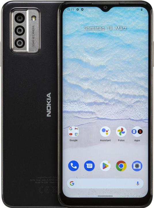 Image du produit Nokia G22 (64 Go, Gris Météore, 6.50", Double SIM, 50 Mpx, 4G)