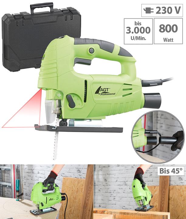 Immagine prodotto AGT Professional Seghetto laser professionale con luce LED
