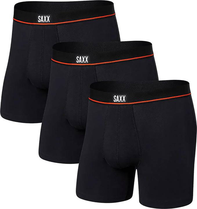SAXX Non-Stop Stretch Cotton Boxer Brief (M, 3er Pack)