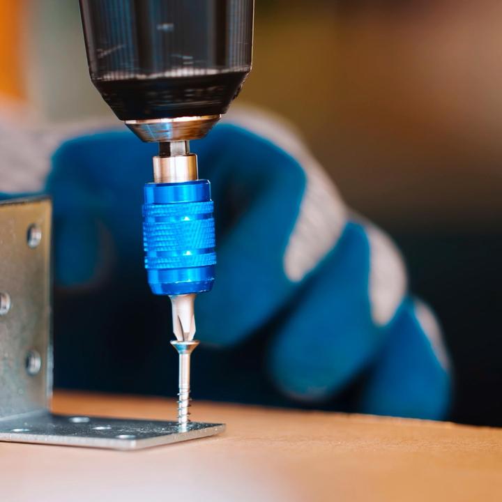 Produktbild Helpmate Universalschrauben Senkkopf 4x50, Edelstahl A2, T-Antrieb, 400 Stück (400 Schrauben pro Stück)