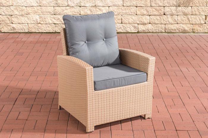 Produktbild Swisshandel24 Sessel Fisolo Eisengrau, sand